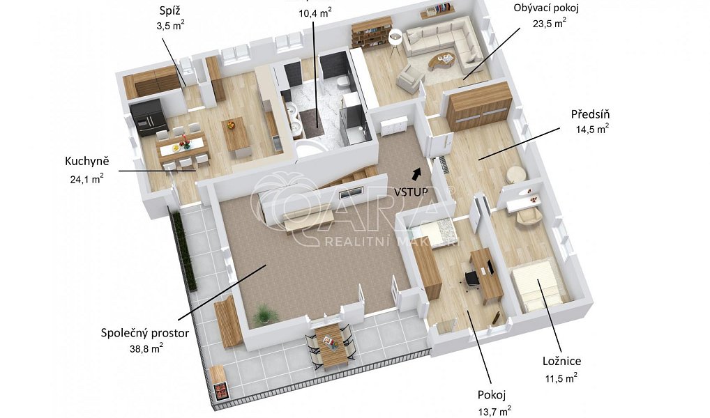Prodej domu 170 m² s pozemkem 612 m², Lišany – náhled fotky 3
