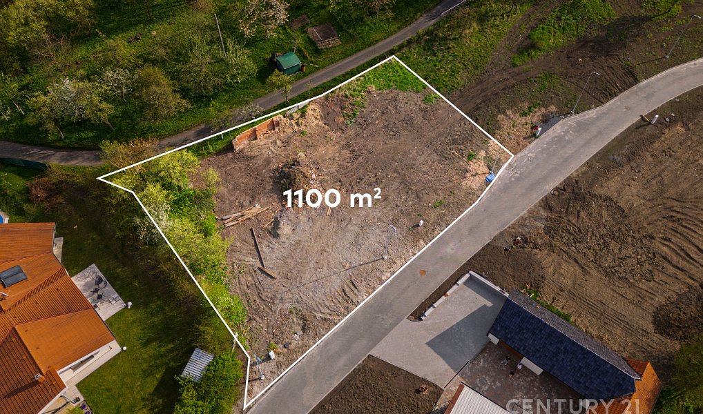 Prodej stavebního pozemku 1 100 m², Starý Jičín – náhled fotky 4