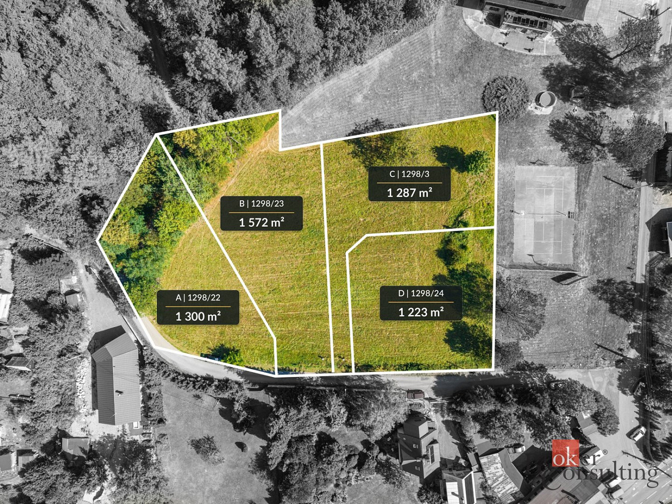 Prodej stavebního pozemku 1 223 m² – fotografie 2
