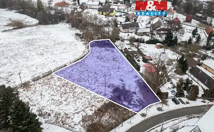 Prodej stavebního pozemku 2 296 m², Louňová, okres Plzeň-Jih