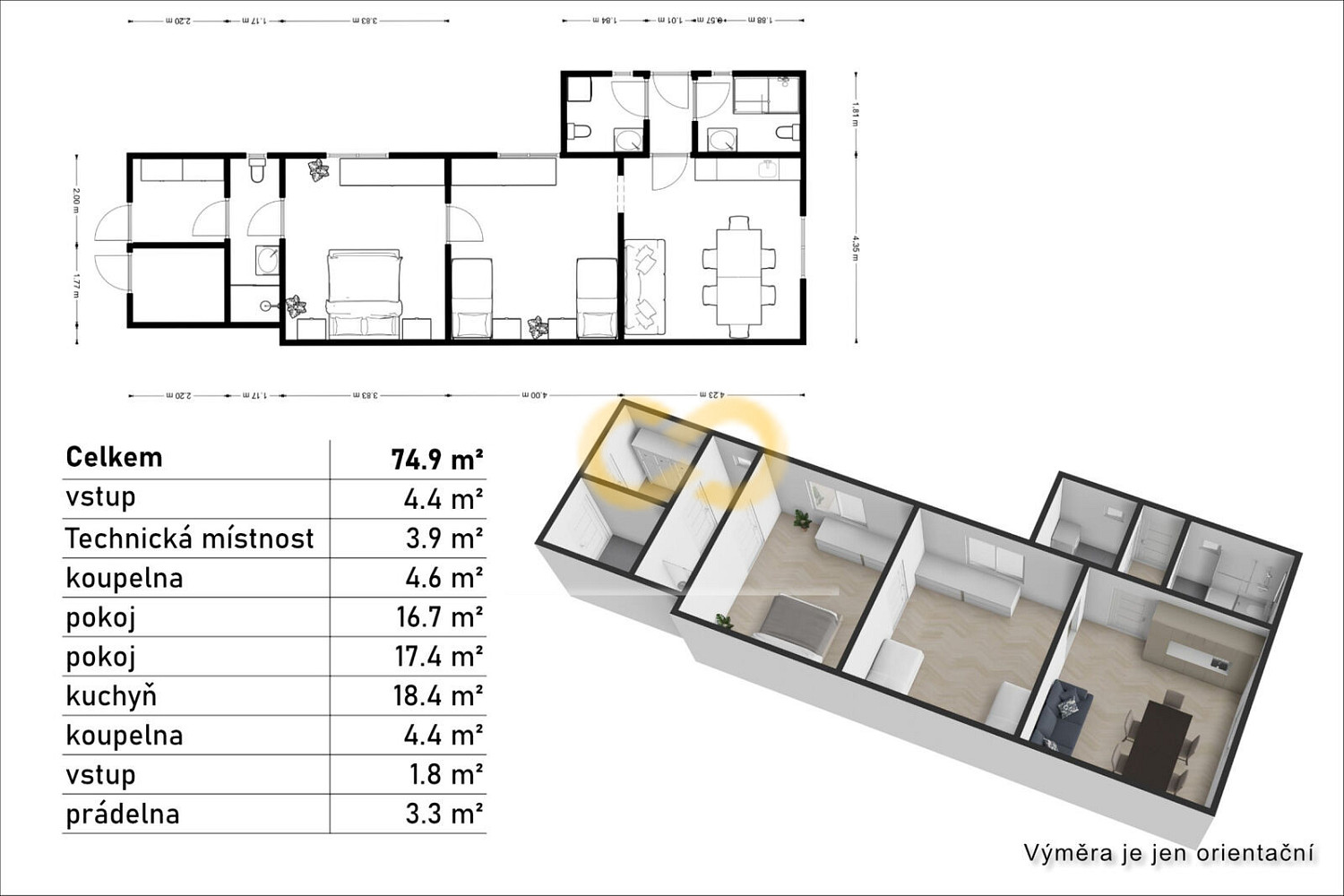 Prodej domu 75 m² s pozemkem 603 m² – fotografie 5