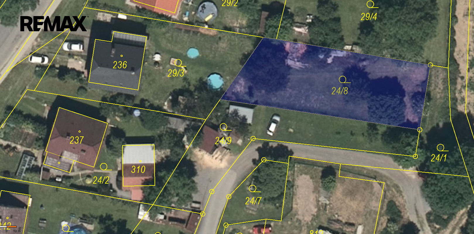 Prodej stavebního pozemku 606 m² – fotografie 3