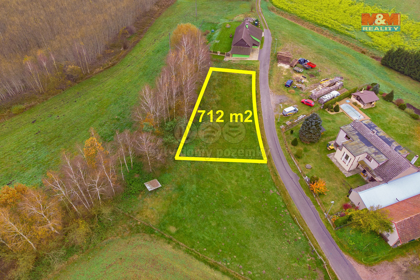Prodej zahrady 712 m²