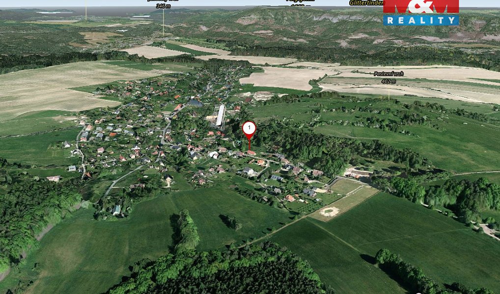Prodej stavebního pozemku 2 091 m², Růžová – náhled fotky 8