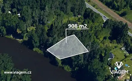 Prodej zahrady 908 m², Planá nad Lužnicí, okres Tábor