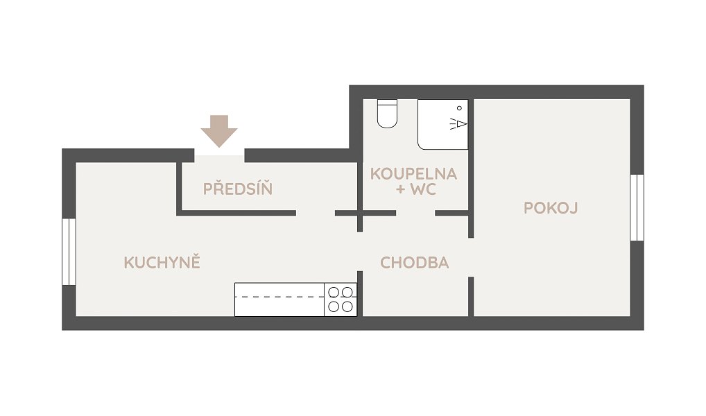 Prodej bytu 1+1 37 m², Praha – náhled fotky 11