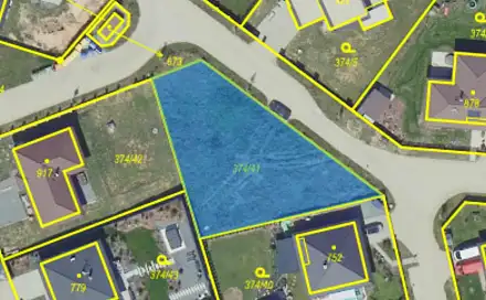 Prodej stavebního pozemku 843 m², Lázná, Doubravčice, okres Kolín