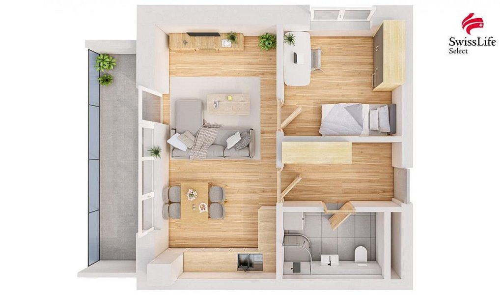 Prodej bytu 2+kk 44 m², Hořice – náhled fotky 9