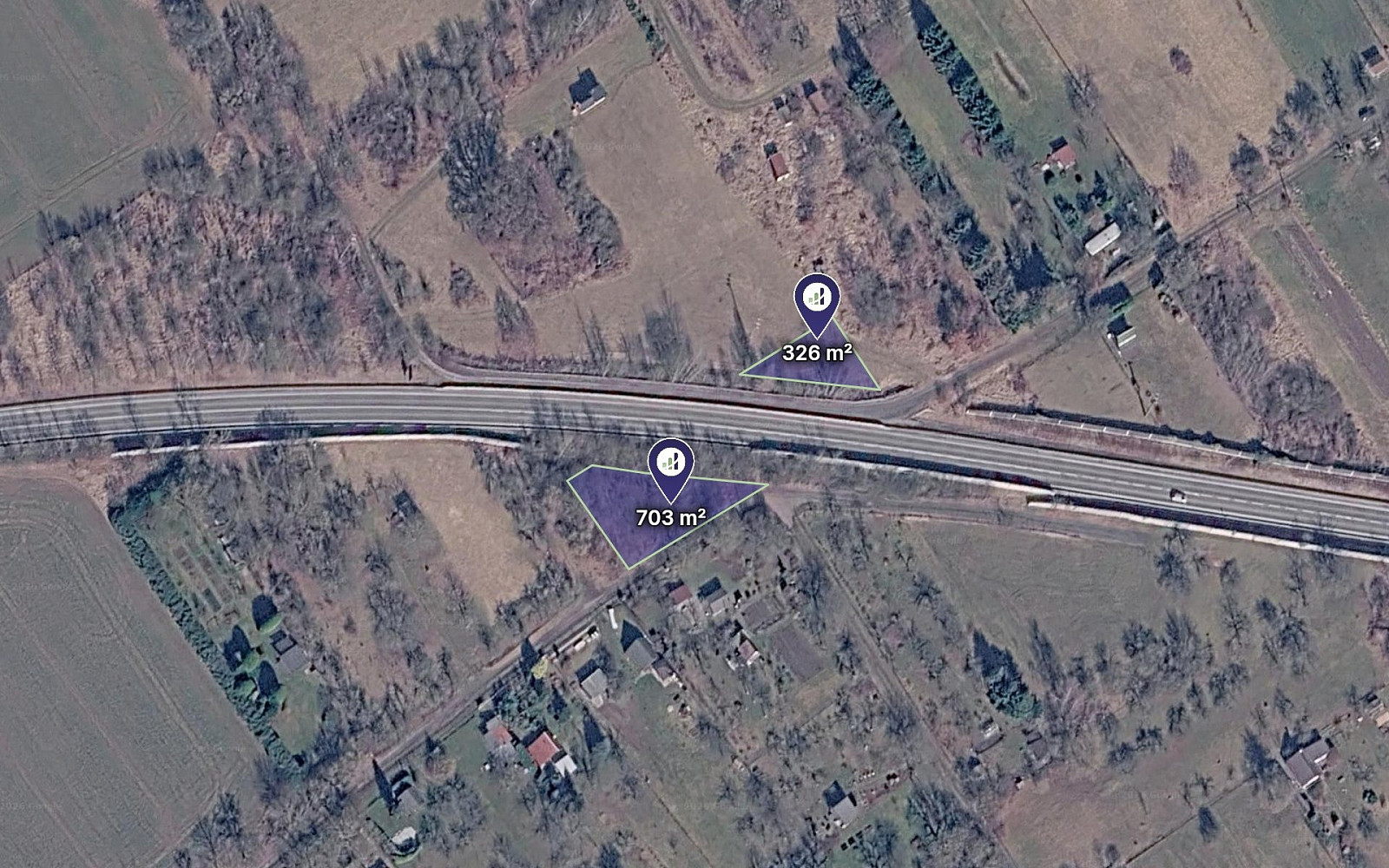 Prodej pole 1 029 m²