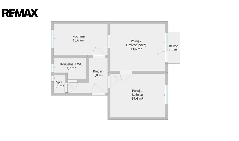Prodej bytu 2+1 50 m², Jihlava – náhled fotky 3