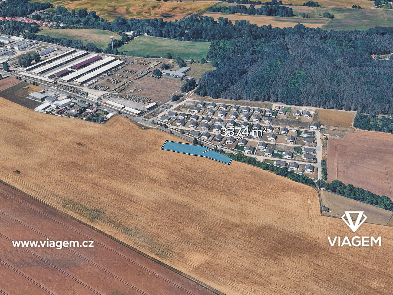 Prodej pole 674 m²