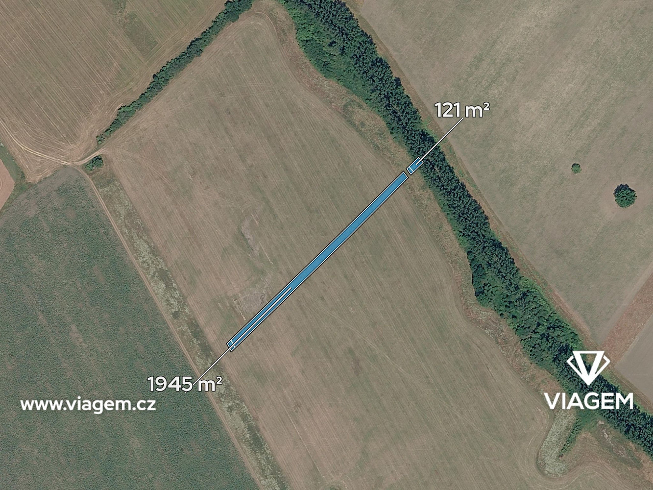 Prodej pole 1 082 m² — photo 2