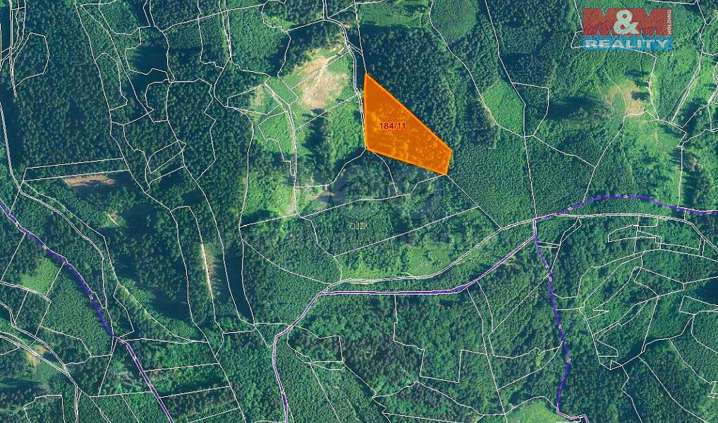 Prodej lesa 16 652 m², Lhota u Vsetína – náhled fotky 3