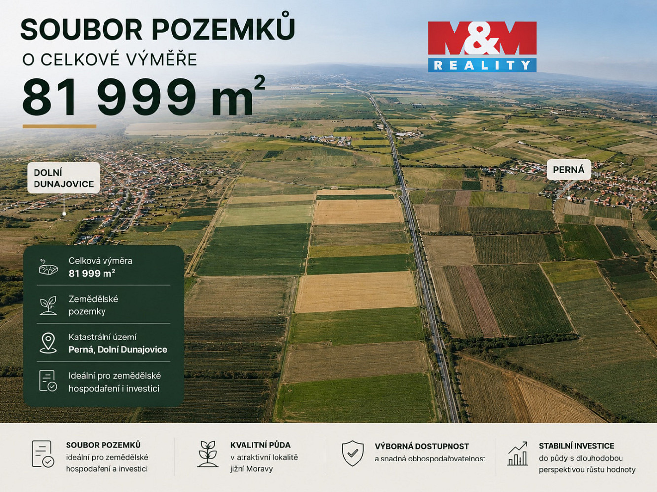 Prodej pole 81 999 m²