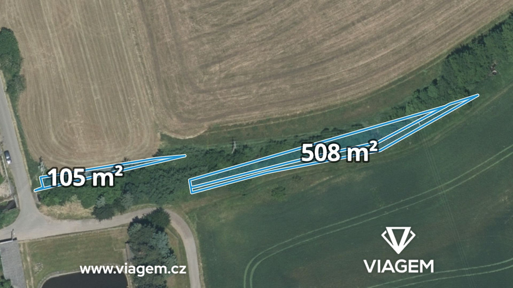 Prodej pole 613 m² – fotografie 3