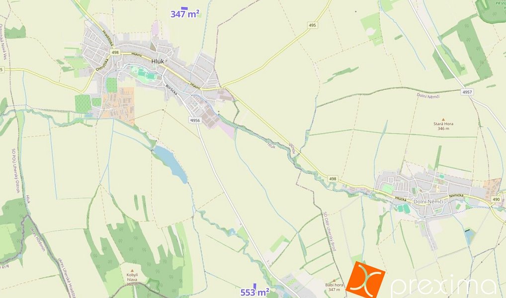 Prodej pole 206 m², Hluk – náhled fotky 2