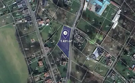 Prodej stavebního pozemku 1 431 m², Jiříkov, okres Děčín