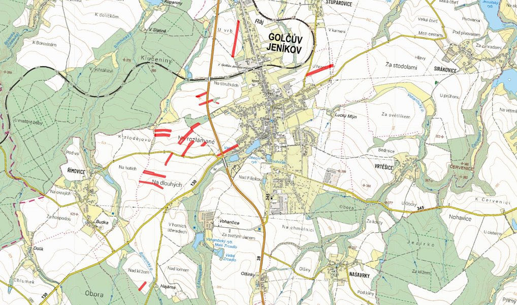 Prodej pole 31 302 m², Golčův Jeníkov – náhled fotky 6