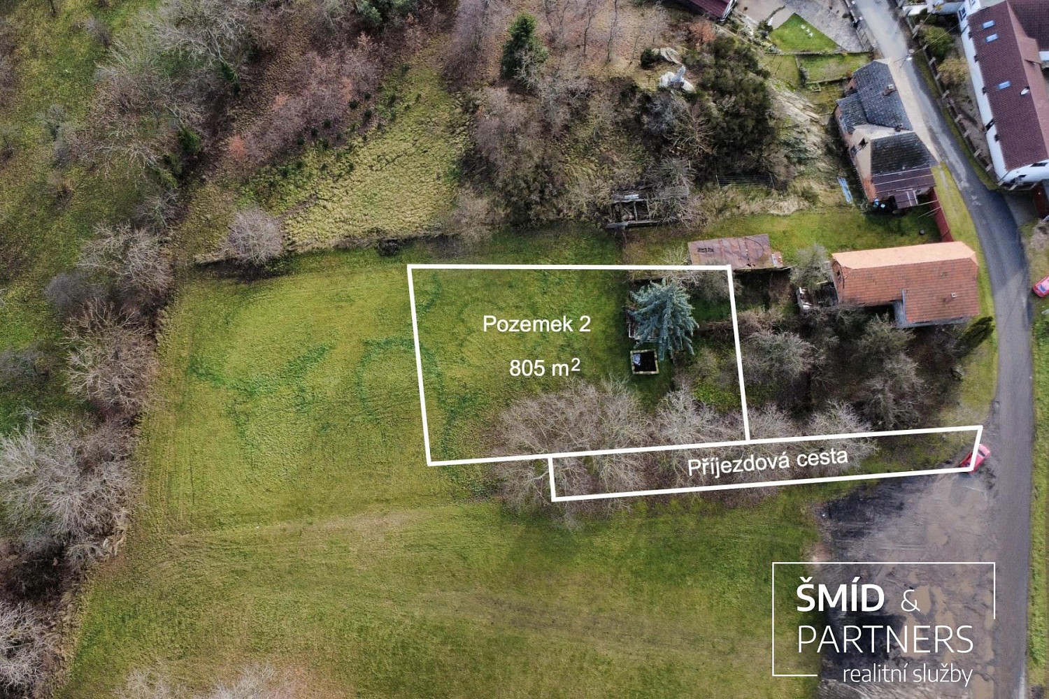 Prodej stavebního pozemku 805 m²