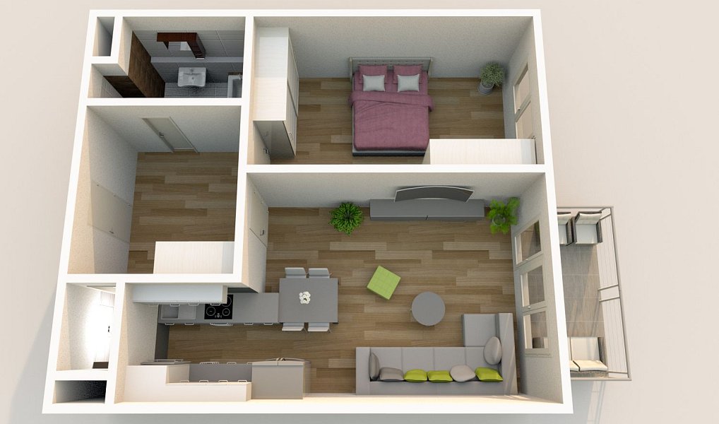 Prodej bytu 2+kk 62 m², Praha – náhled fotky 13