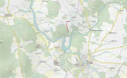 Dražba lesa 1 789 m², Hosty
