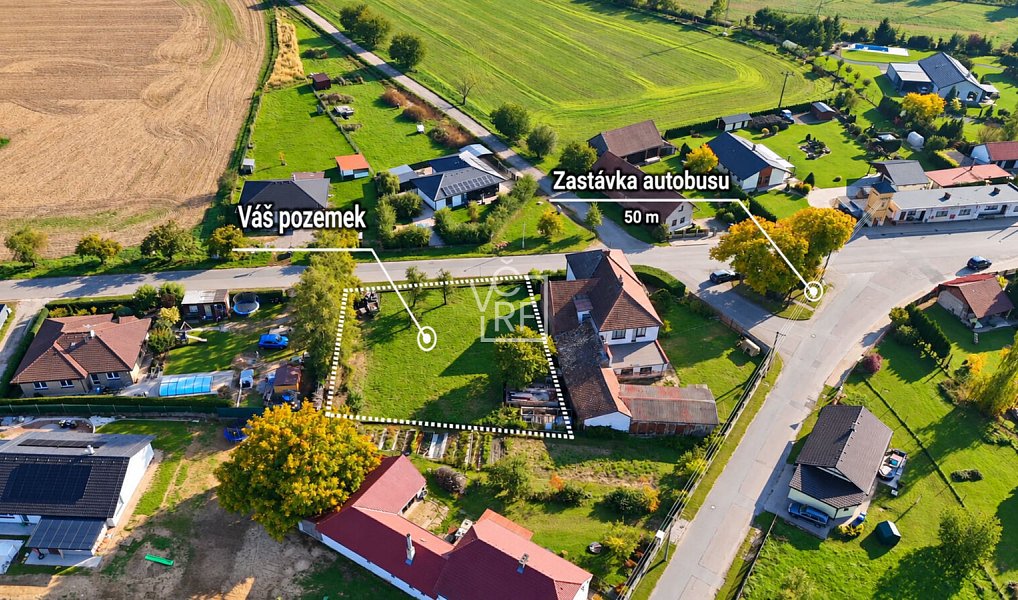 Prodej stavebního pozemku 1 200 m², Nechanice – náhled fotky 5