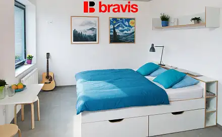 Pronájem bytu 1+kk 24 m², Dornych, Brno - Trnitá