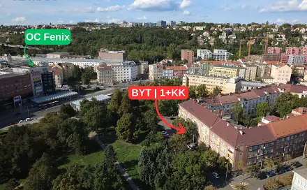 Prodej bytu 1+kk 34 m², Prouzova, Praha 9 - Vysočany