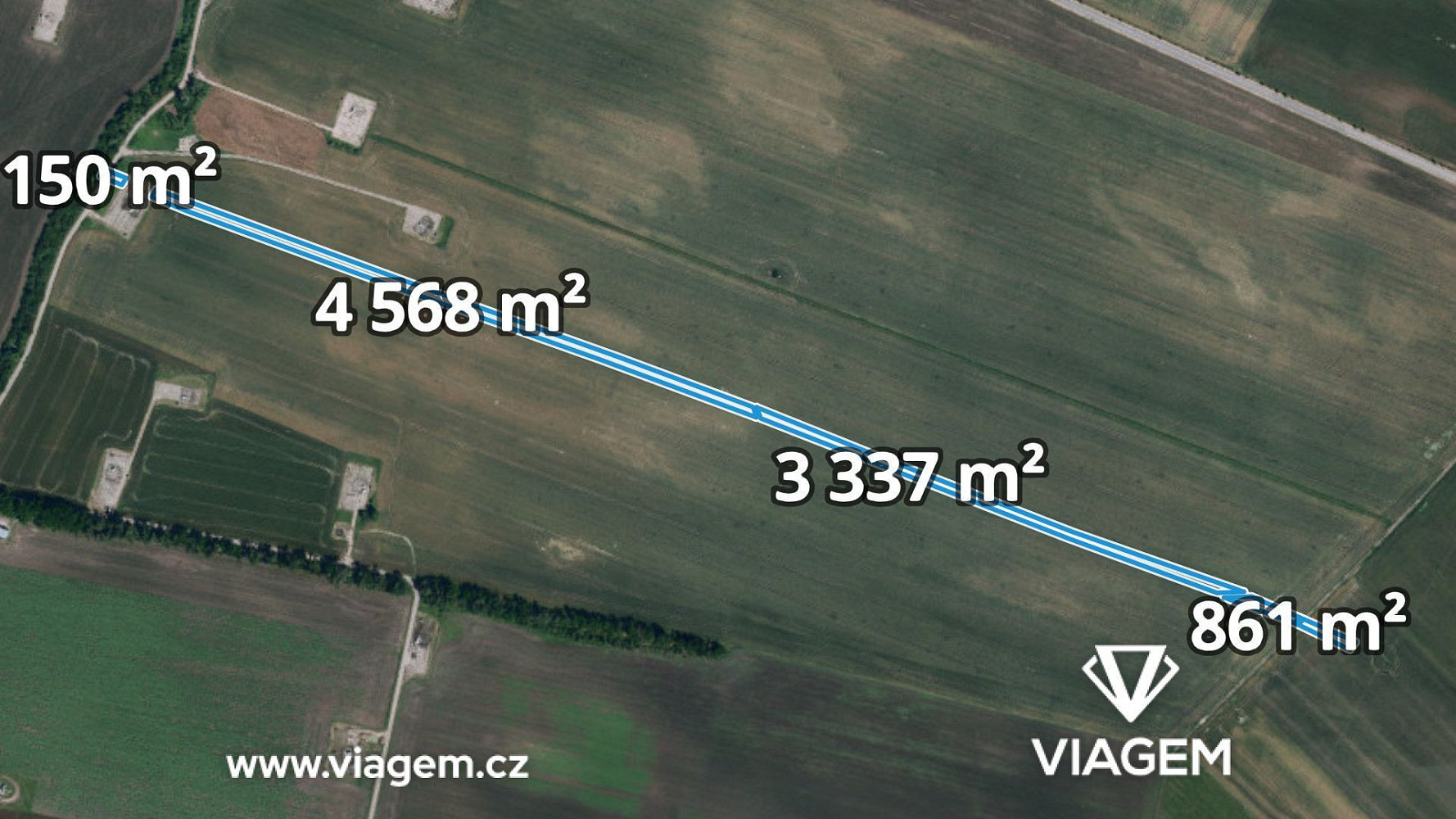 Prodej pole 1 114 m²