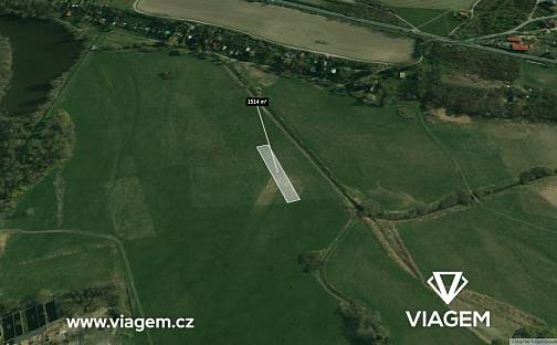 Prodej pole 378 m², Kly, okres Mělník