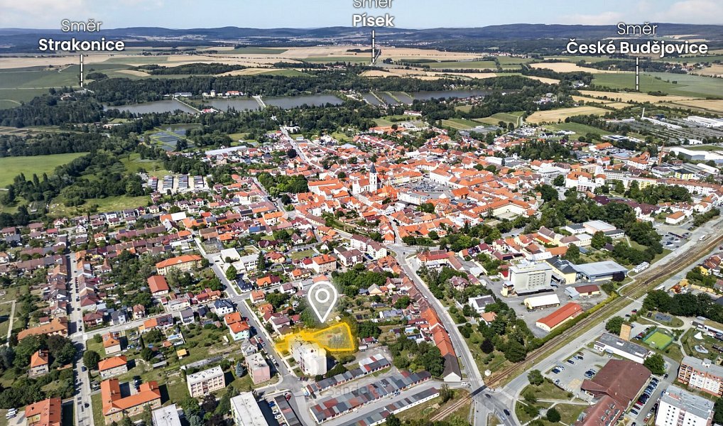 Prodej stavebního pozemku 1 124 m², Vodňany – náhled fotky 4