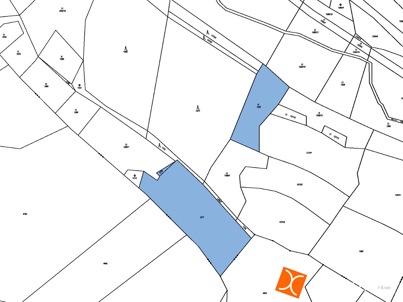 Prodej pole 1 042 m² — photo 2