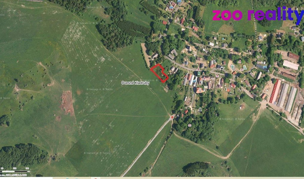 Prodej stavebního pozemku 1 161 m², Ovesné Kladruby – náhled fotky 3