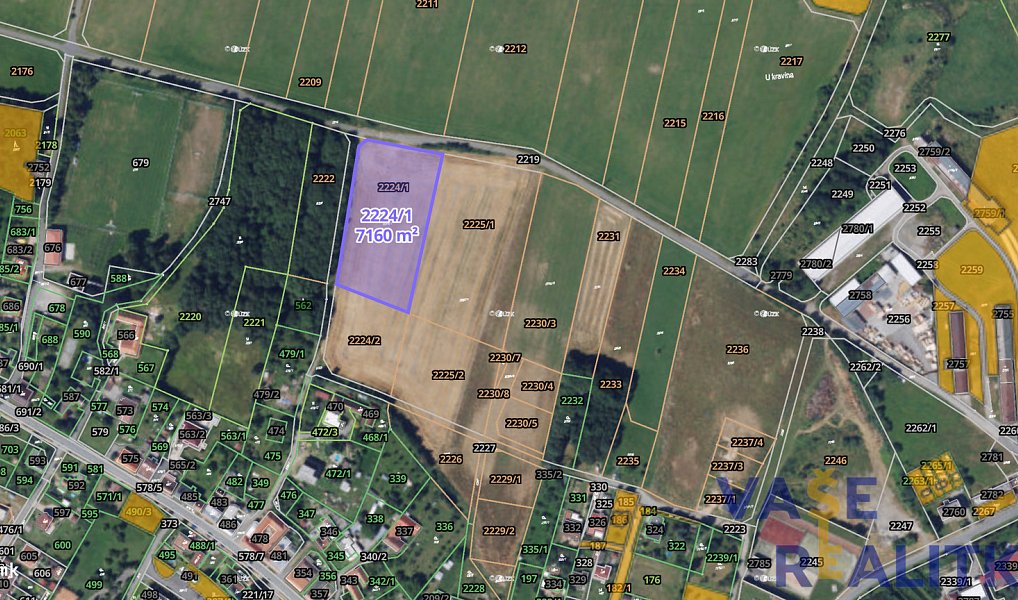 Prodej stavebního pozemku 7 160 m², Brodek u Konice – náhled fotky 7