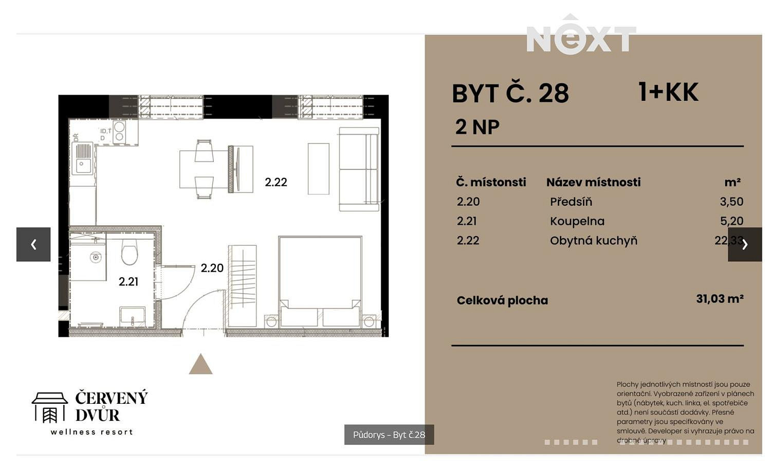 Prodej bytu 1+kk 31 m² — photo 2