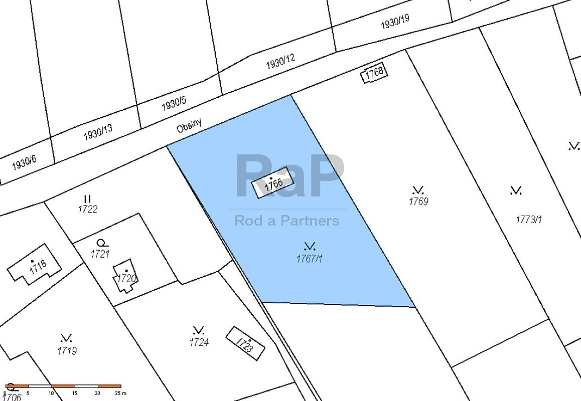 Prodej pole 1 285 m² – pohled 2