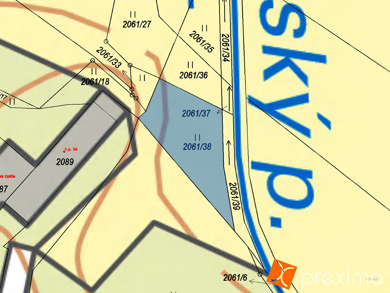 Prodej pozemku 292 m² – fotografie 3