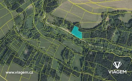 Prodej zahrady 2 274 m², Poniklá, okres Semily