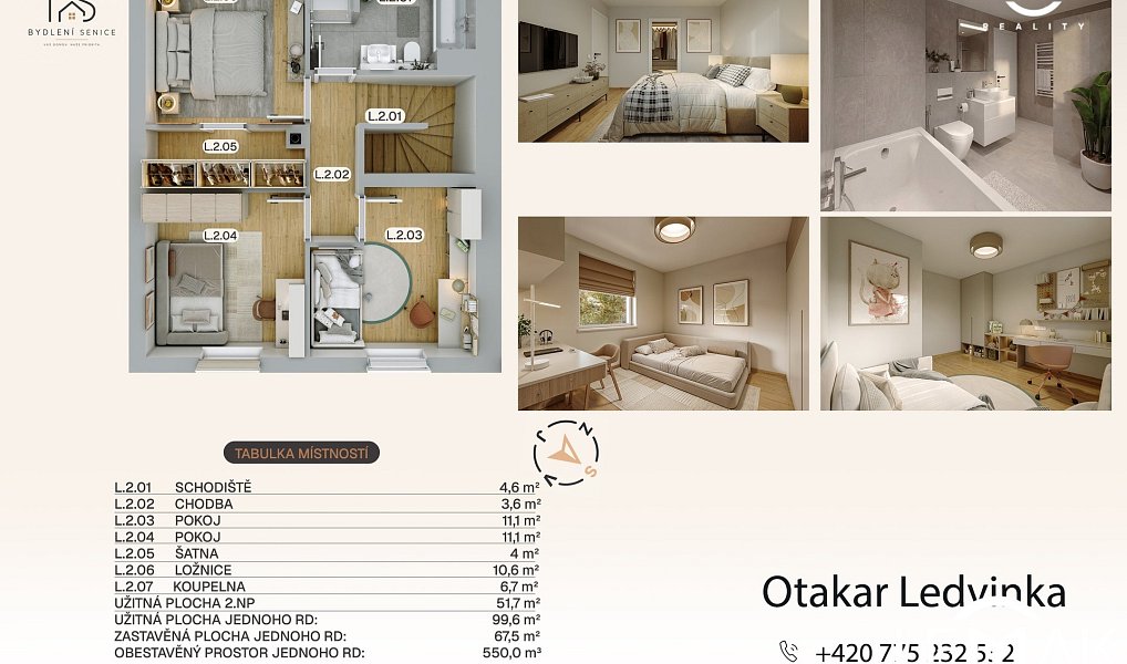 Prodej domu 100 m² s pozemkem 515 m², Senice na Hané – náhled fotky 20