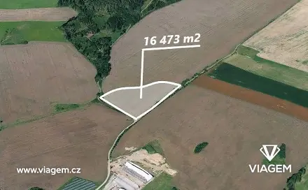Prodej pole 16 473 m², Březnice, okres Příbram