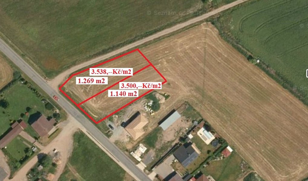 Prodej stavebního pozemku 1 140 m², Sezemice – náhled fotky 4