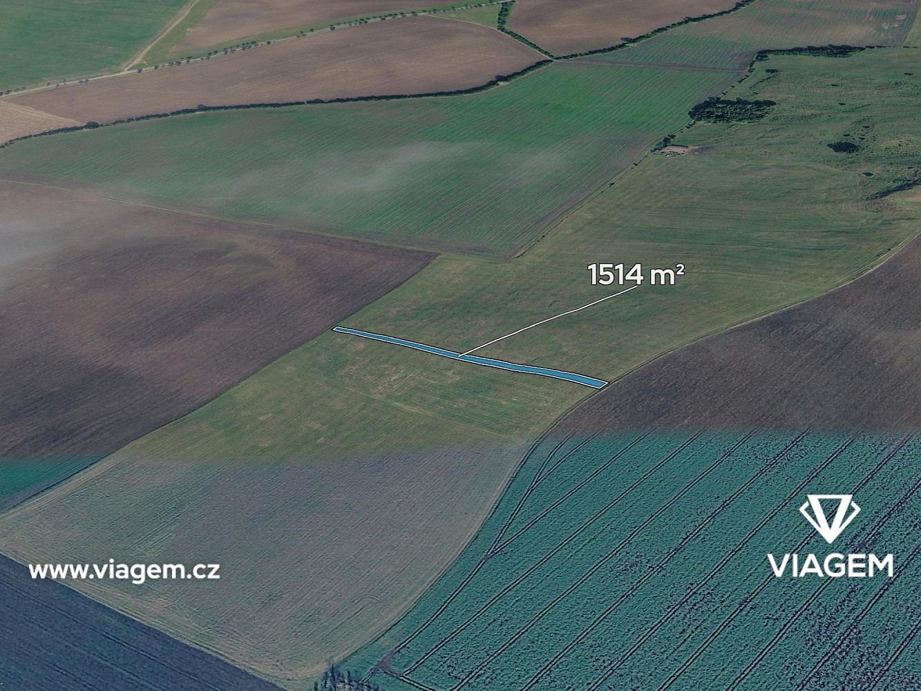 Prodej pole 1 514 m²