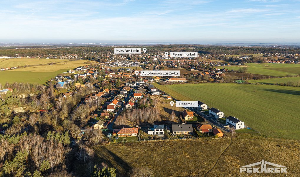 Prodej stavebního pozemku 1 054 m², Mukařov – náhled fotky 11