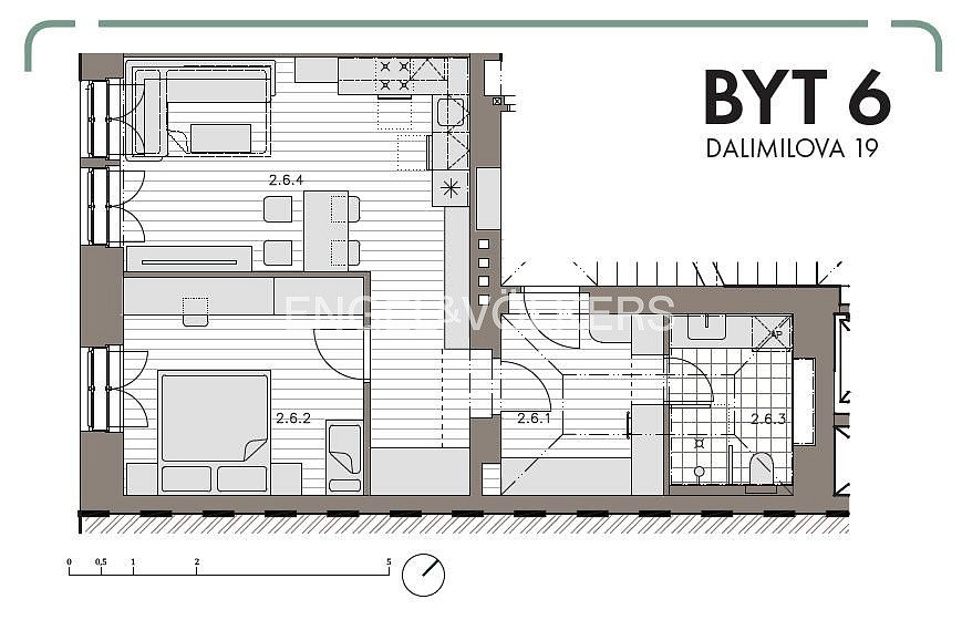 Prodej bytu 2+kk 55 m² – fotografie 3