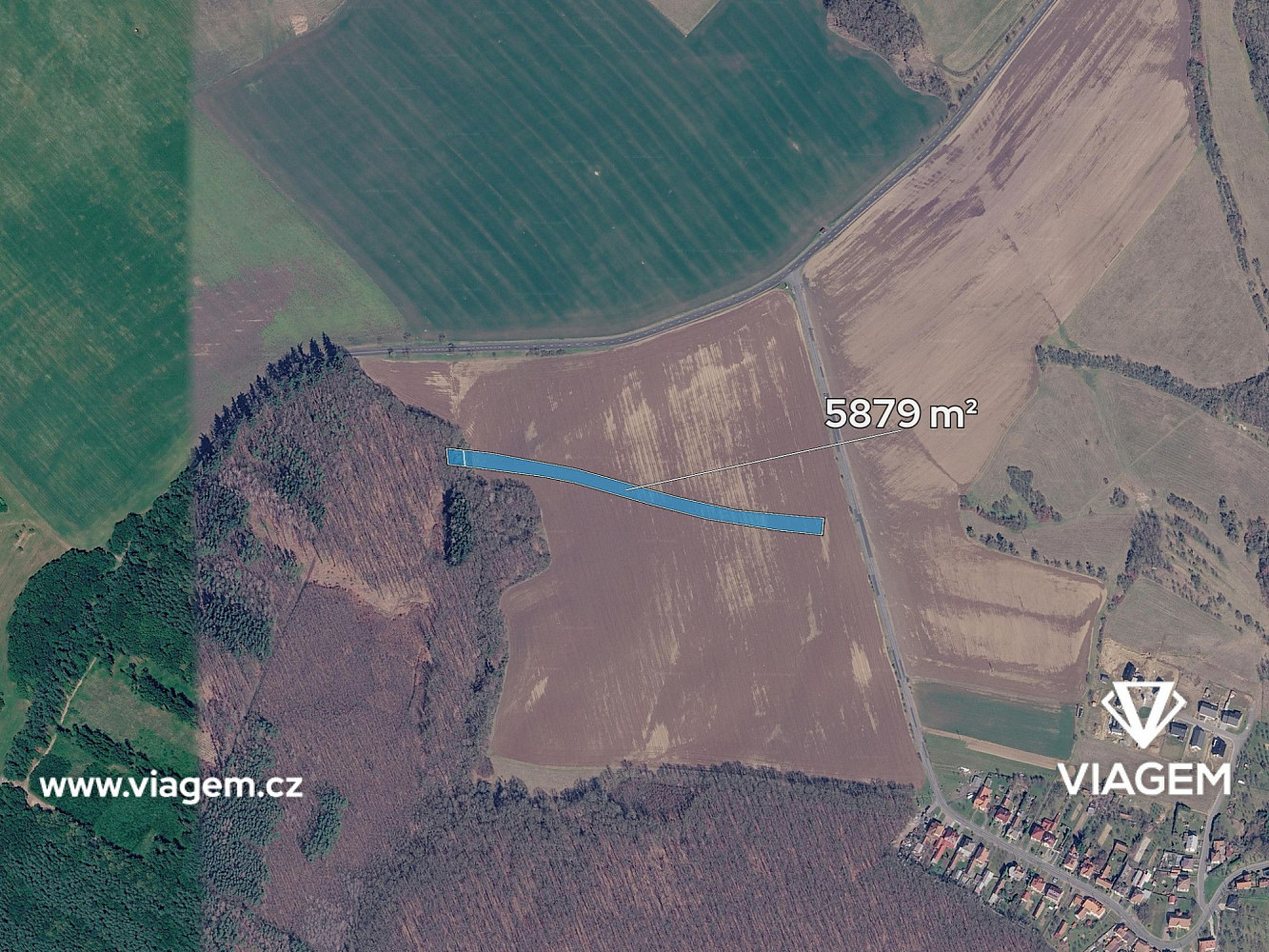 Prodej pole 3 674 m² – fotografie 2