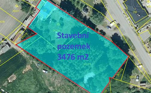 Prodej stavebního pozemku 3 476 m², Podbořany - Valov, okres Louny