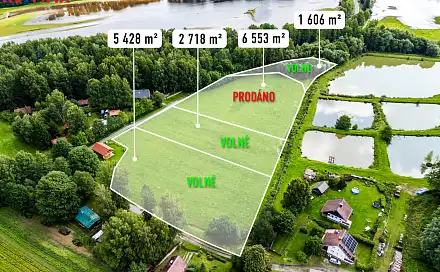 Prodej komerčního pozemku 9 752 m², Nová Pec, okres Prachatice