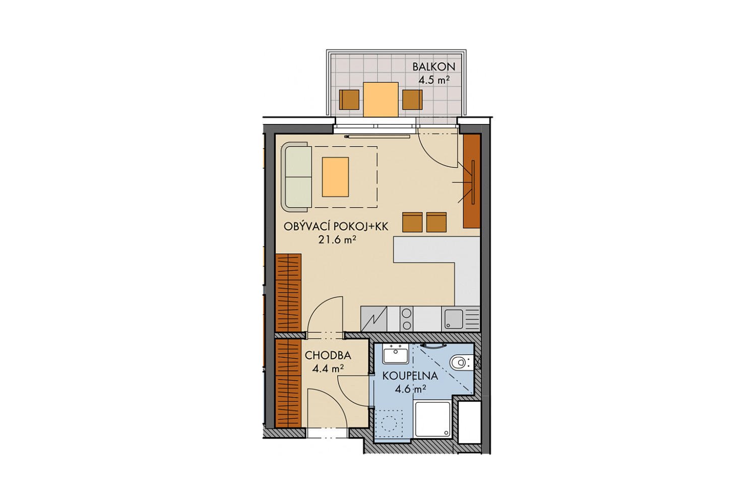 Prodej bytu 1+kk 32 m² — photo 4