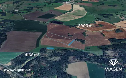 Prodej pole 2 640 m², Milevsko, okres Písek