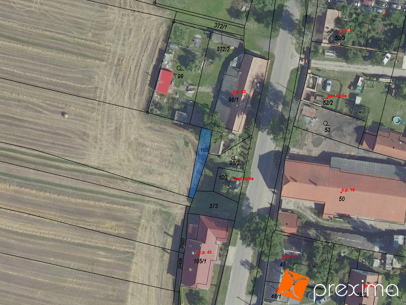 Prodej stavebního pozemku 8 m²